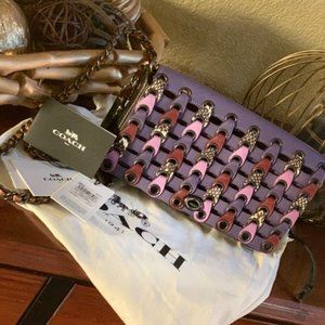 Coach Leather Dinky Crossbody
